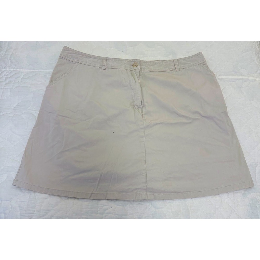 White Stag Tan Skirt/Shorts Golf Mini‎ Plus 18W